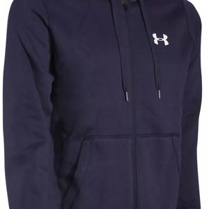 under armour rival fitted full zip hoody mens